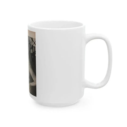 Ingrid Goude #32 - SEE Mag. Jan. '58 - 1 Page & 1 B&W Photo (Vintage Female Icon) White Coffee Mug - Go Mug Yourself