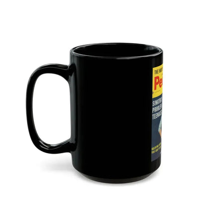Ingrid Goude #33 - People Today March '58 Mag. Cover (Vintage Female Icon) Black Coffee Mug - Go Mug Yourself