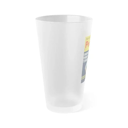 Ingrid Goude #33 - People Today March '58 Mag. Cover (Vintage Female Icon) Frosted Pint Glass 16oz - Go Mug Yourself