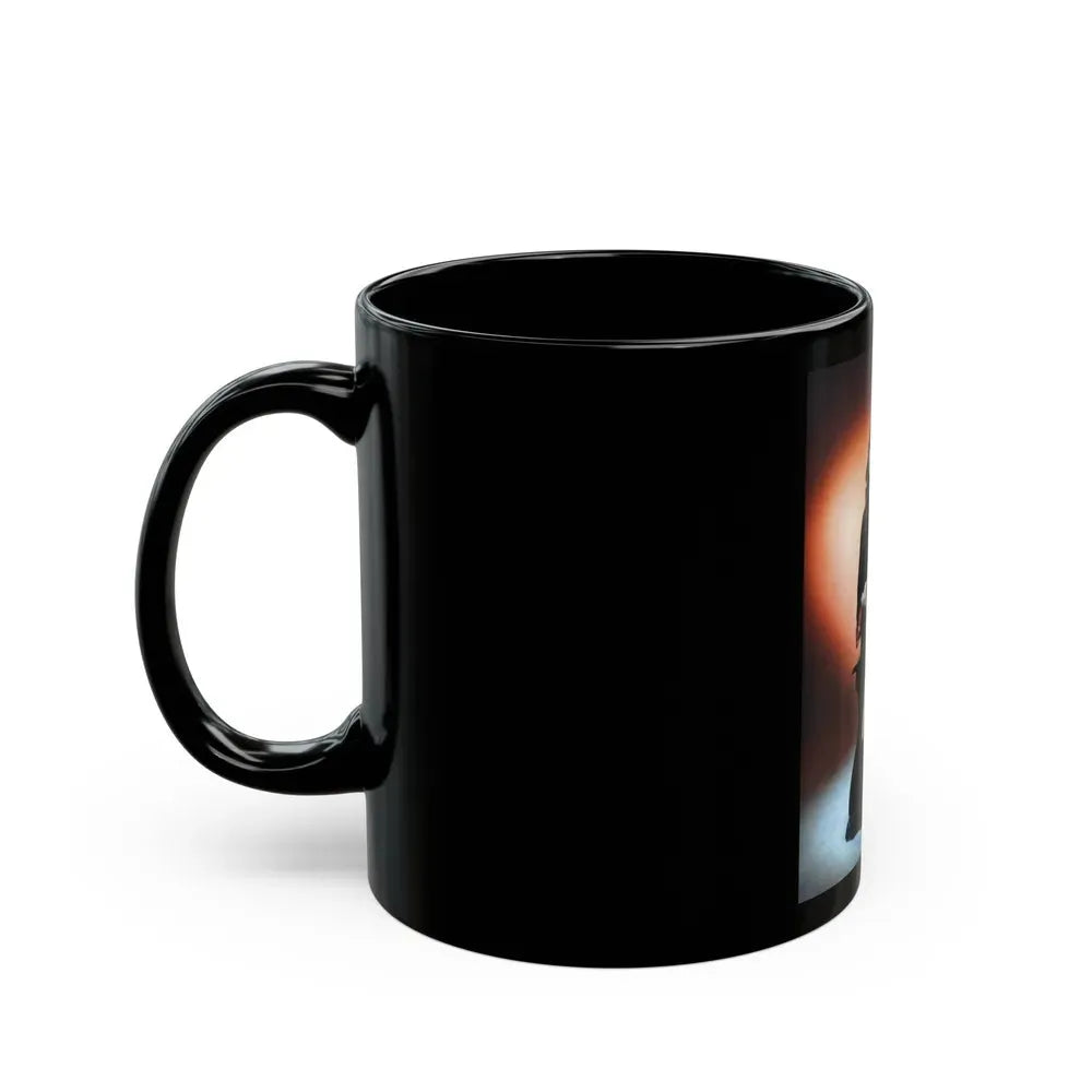Ingrid Pitt #02 (Vintage Female Icon) Black Coffee Mug - Go Mug Yourself