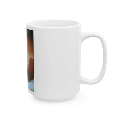 Ingrid Pitt #02 (Vintage Female Icon) White Coffee Mug - Go Mug Yourself
