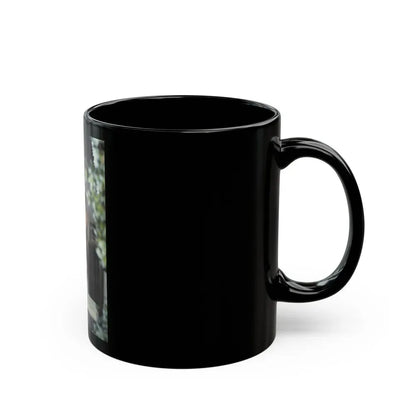 Ingrid Pitt #100 (Vintage Female Icon) Black Coffee Mug - Go Mug Yourself