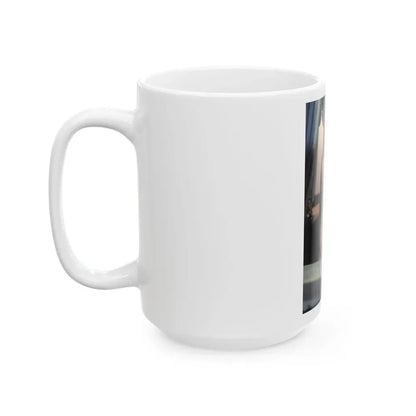 Ingrid Pitt #100 (Vintage Female Icon) White Coffee Mug - Go Mug Yourself