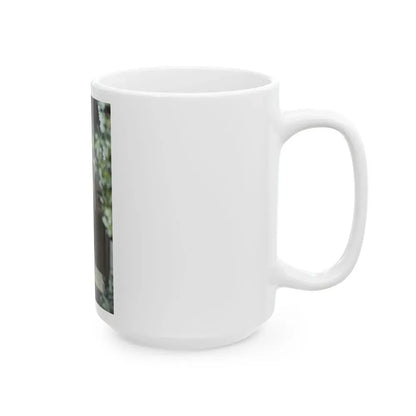 Ingrid Pitt #100 (Vintage Female Icon) White Coffee Mug - Go Mug Yourself