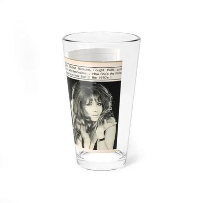Ingrid Pitt #101 - Mag. Pages (Vintage Female Icon) Pint Glass 16oz - Go Mug Yourself
