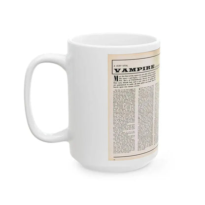 Ingrid Pitt #101 - Mag. Pages (Vintage Female Icon) White Coffee Mug - Go Mug Yourself