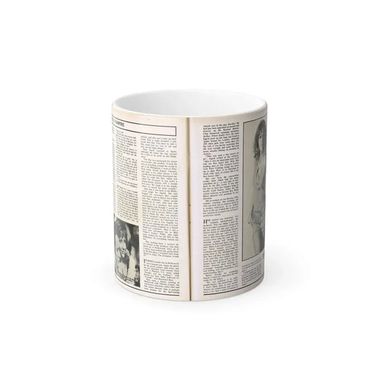 Ingrid Pitt #102 - Mag. Pages (Vintage Female Icon) Color Changing Mug 11oz 11oz - Go Mug Yourself