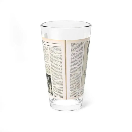 Ingrid Pitt #102 - Mag. Pages (Vintage Female Icon) Pint Glass 16oz 16oz - Go Mug Yourself