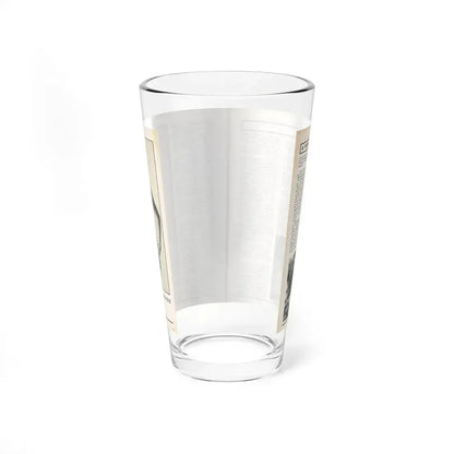 Ingrid Pitt #102 - Mag. Pages (Vintage Female Icon) Pint Glass 16oz - Go Mug Yourself
