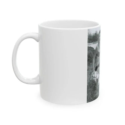 Ingrid Pitt #111 (Vintage Female Icon) White Coffee Mug - Go Mug Yourself