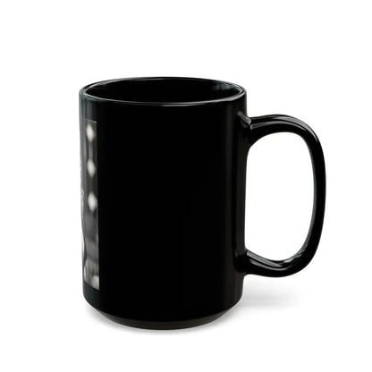 Ingrid Pitt #112 (Vintage Female Icon) Black Coffee Mug - Go Mug Yourself