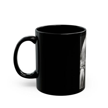 Ingrid Pitt #112 (Vintage Female Icon) Black Coffee Mug - Go Mug Yourself