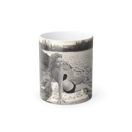 Ingrid Pitt #113 (Vintage Female Icon) Color Changing Mug 11oz 11oz - Go Mug Yourself