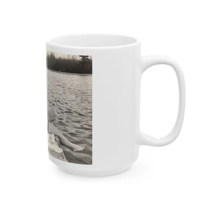 Ingrid Pitt #113 (Vintage Female Icon) White Coffee Mug - Go Mug Yourself