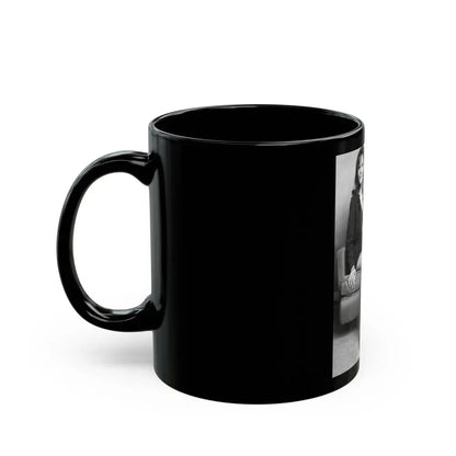 Ingrid Pitt #115 (Vintage Female Icon) Black Coffee Mug - Go Mug Yourself