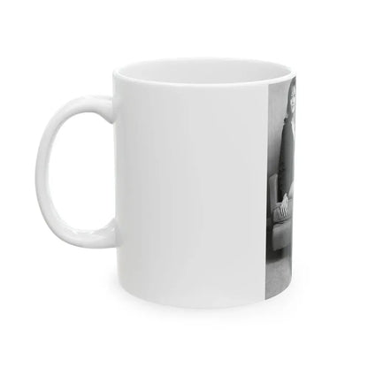 Ingrid Pitt #115 (Vintage Female Icon) White Coffee Mug - Go Mug Yourself