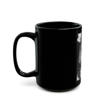 Ingrid Pitt #118 (Vintage Female Icon) Black Coffee Mug - Go Mug Yourself