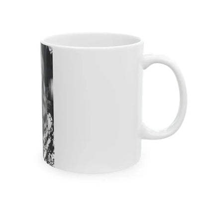 Ingrid Pitt #118 (Vintage Female Icon) White Coffee Mug - Go Mug Yourself