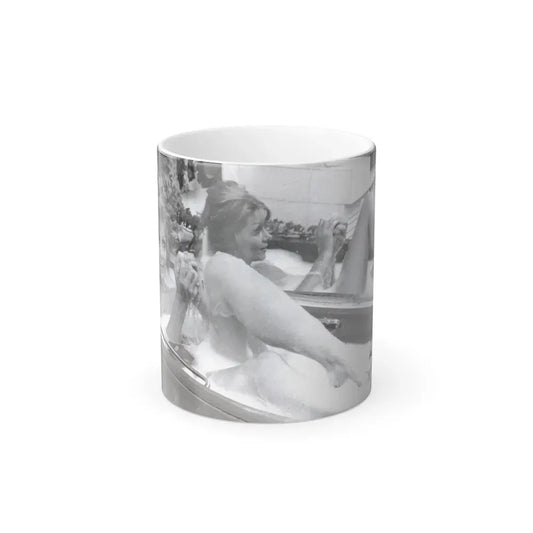 Ingrid Pitt #119 (Vintage Female Icon) Color Changing Coffee Mug 11oz - Go Mug Yourself