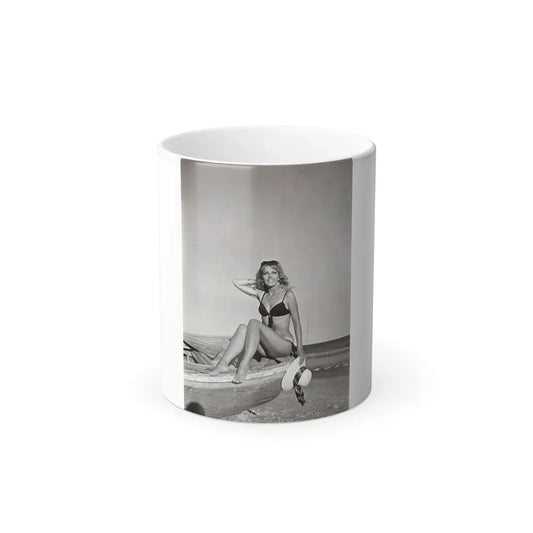 Ingrid Pitt #123 (Vintage Female Icon) Color Changing Coffee Mug 11oz - Go Mug Yourself