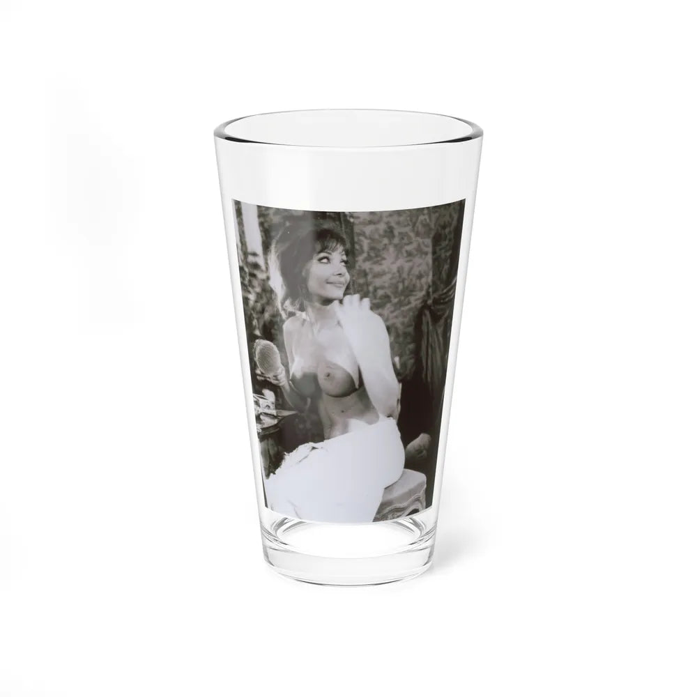 Ingrid Pitt #124 - Topless (Vintage Female Icon) Pint Glass 16oz-16oz-Go Mug Yourself