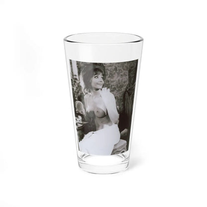 Ingrid Pitt #124 - Topless (Vintage Female Icon) Pint Glass 16oz-16oz-Go Mug Yourself