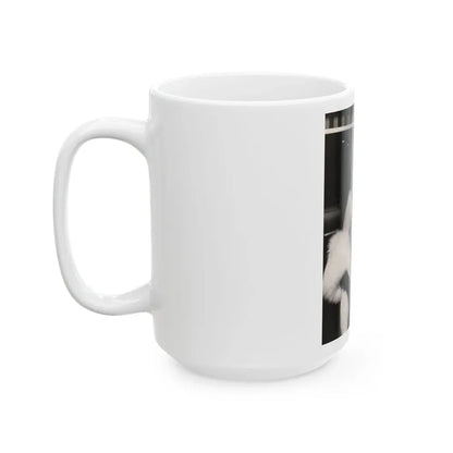 Ingrid Pitt #125 (Vintage Female Icon) White Coffee Mug - Go Mug Yourself