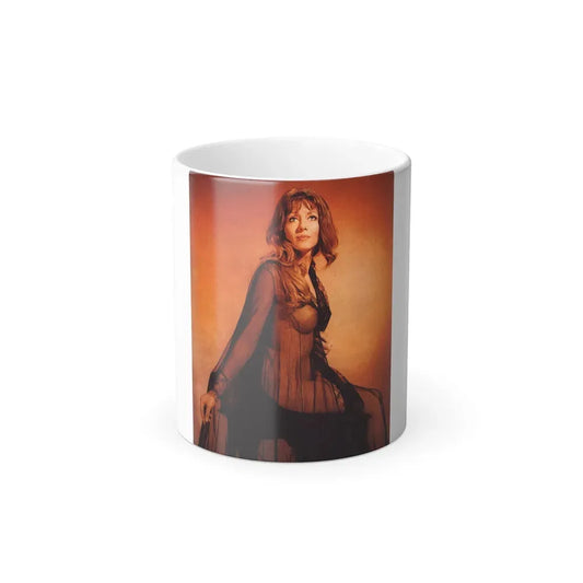 Ingrid Pitt #126 (Vintage Female Icon) Color Changing Coffee Mug 11oz - Go Mug Yourself