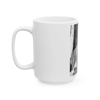 Ingrid Pitt #128 (Vintage Female Icon) White Coffee Mug - Go Mug Yourself