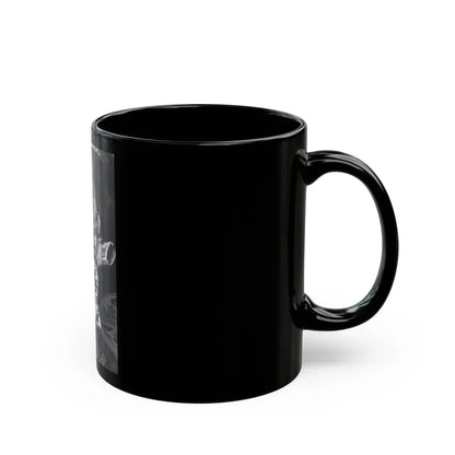Ingrid Pitt #130 (Vintage Female Icon) Black Coffee Mug - Go Mug Yourself