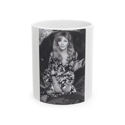Ingrid Pitt #130 (Vintage Female Icon) White Coffee Mug 11oz - Go Mug Yourself