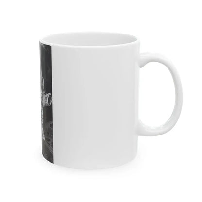 Ingrid Pitt #130 (Vintage Female Icon) White Coffee Mug - Go Mug Yourself