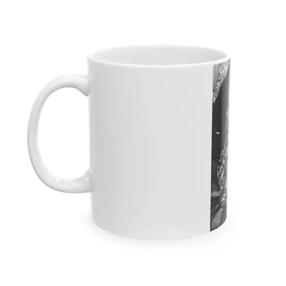 Ingrid Pitt #130 (Vintage Female Icon) White Coffee Mug - Go Mug Yourself