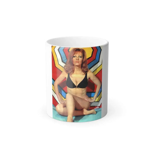Ingrid Pitt #131 (Vintage Female Icon) Color Changing Coffee Mug 11oz - Go Mug Yourself