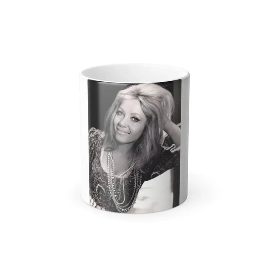 Ingrid Pitt #132 (Vintage Female Icon) Color Changing Coffee Mug 11oz - Go Mug Yourself