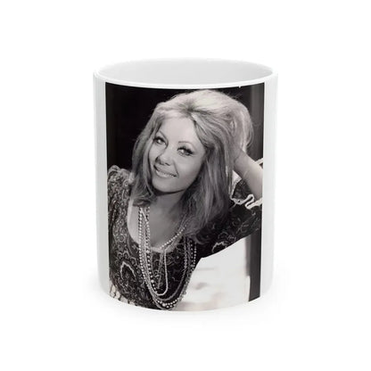 Ingrid Pitt #132 (Vintage Female Icon) White Coffee Mug 11oz - Go Mug Yourself