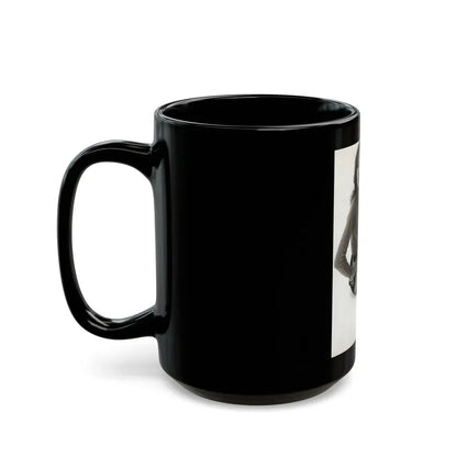 Ingrid Pitt #133 (Vintage Female Icon) Black Coffee Mug - Go Mug Yourself