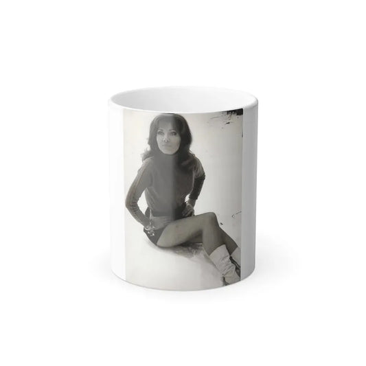 Ingrid Pitt #133 (Vintage Female Icon) Color Changing Coffee Mug 11oz - Go Mug Yourself
