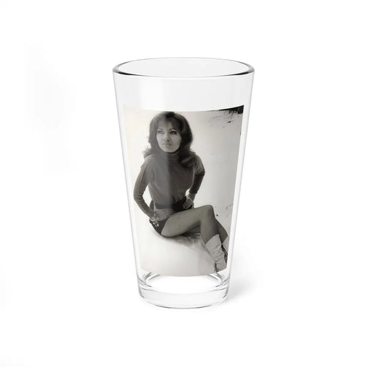 Ingrid Pitt #133 (Vintage Female Icon) Pint Glass 16oz-16oz-Go Mug Yourself