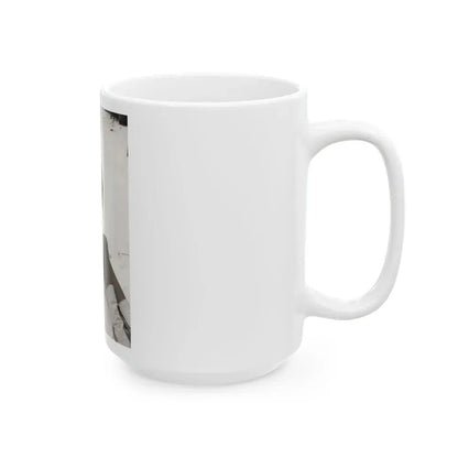 Ingrid Pitt #133 (Vintage Female Icon) White Coffee Mug - Go Mug Yourself