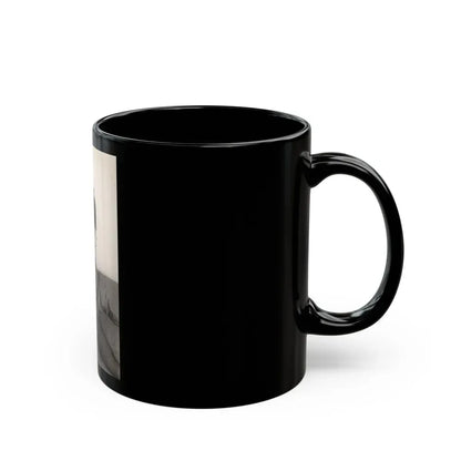 Ingrid Pitt #134 (Vintage Female Icon) Black Coffee Mug - Go Mug Yourself