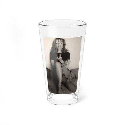 Ingrid Pitt #134 (Vintage Female Icon) Pint Glass 16oz-16oz-Go Mug Yourself