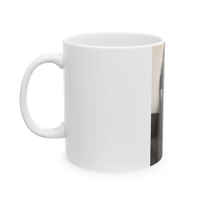 Ingrid Pitt #134 (Vintage Female Icon) White Coffee Mug - Go Mug Yourself