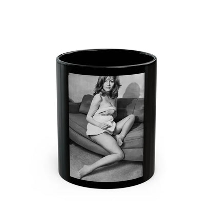 Ingrid Pitt #135 (Vintage Female Icon) Black Coffee Mug 11oz - Go Mug Yourself