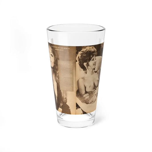 Ingrid Pitt #14 (Vintage Female Icon) Pint Glass 16oz-16oz-Go Mug Yourself