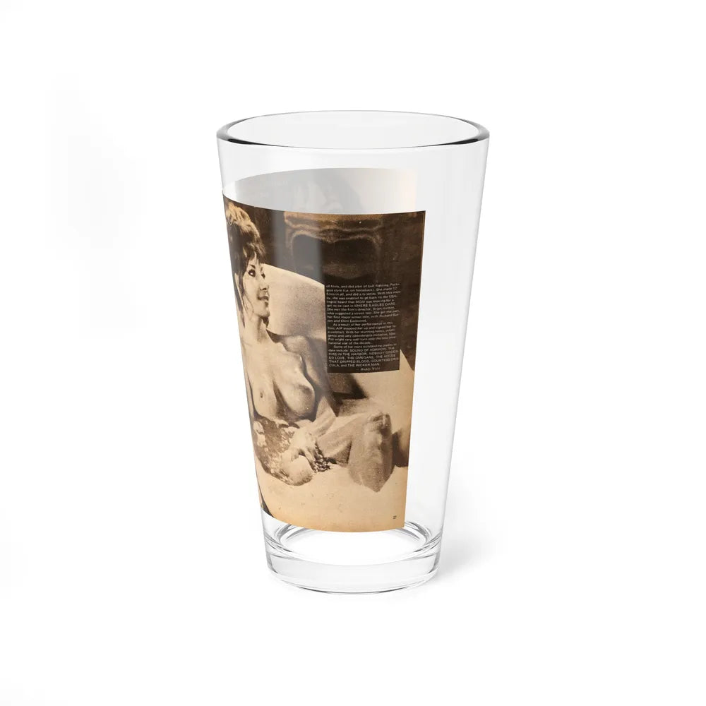 Ingrid Pitt #14 (Vintage Female Icon) Pint Glass 16oz-Go Mug Yourself