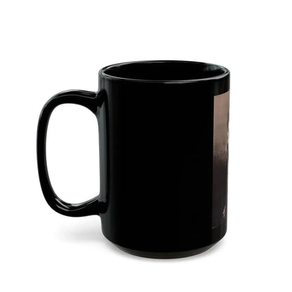 Ingrid Pitt #147 (Vintage Female Icon) Black Coffee Mug - Go Mug Yourself