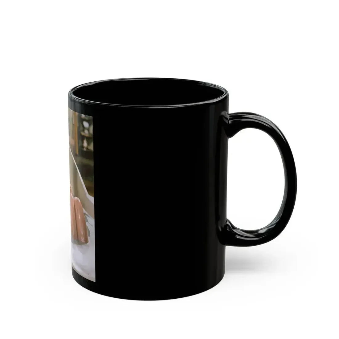 Ingrid Pitt #32 - Topless (Vintage Female Icon) Black Coffee Mug - Go Mug Yourself
