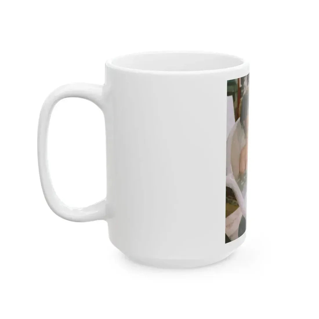 Ingrid Pitt #32 - Topless (Vintage Female Icon) White Coffee Mug - Go Mug Yourself