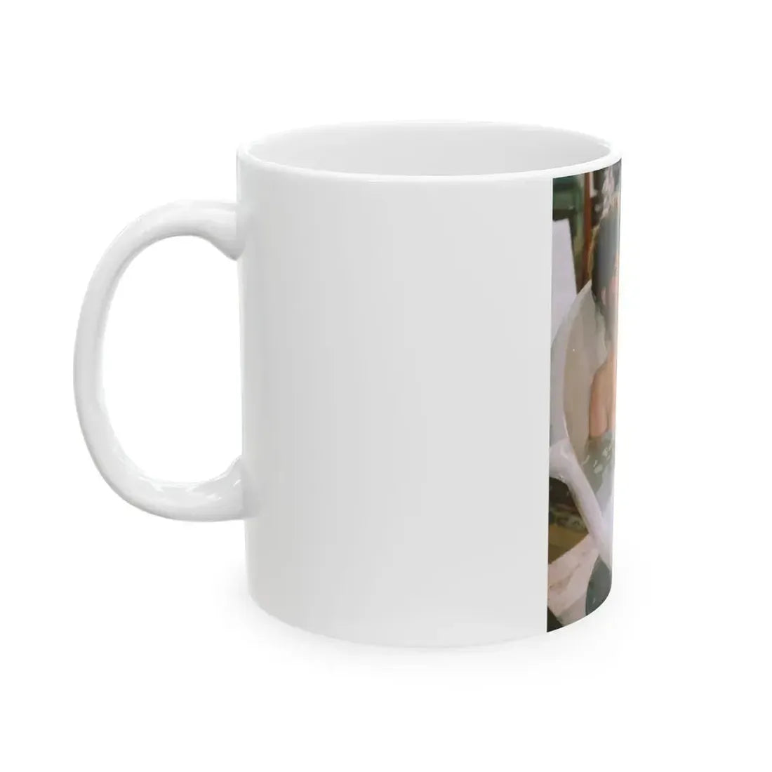Ingrid Pitt #32 - Topless (Vintage Female Icon) White Coffee Mug - Go Mug Yourself